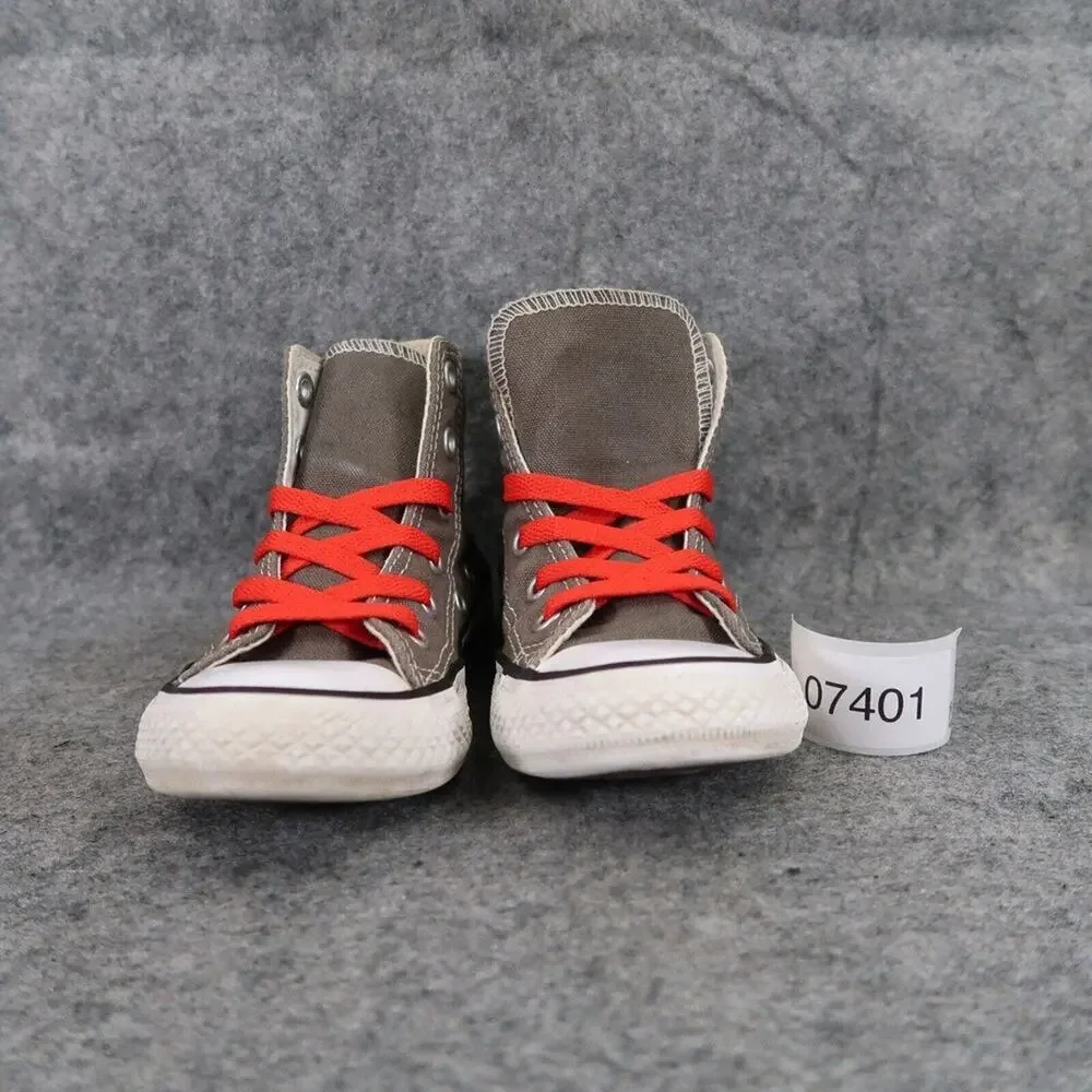 Converse Shoes Kids 11 Sneakers Chuck Taylor Hi Top All Star Classic Canvas Grey